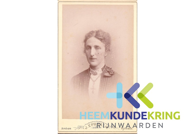 Carolina Hoegen echtg. Th. Peters 1859-1945 Coll. Peters